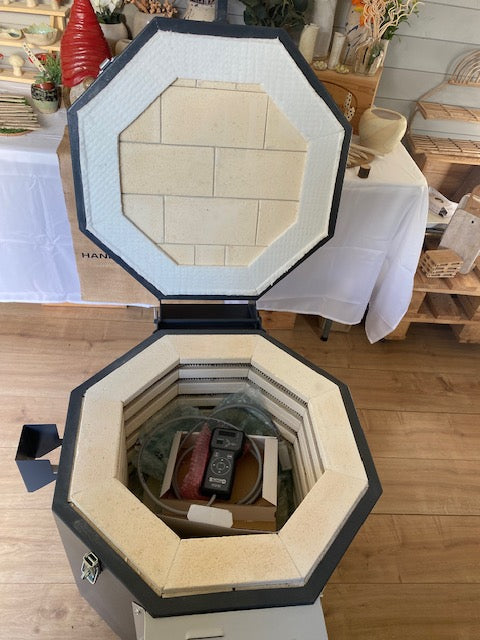 K&F Ecokiln+ 46L - Top Loading Plug-in Pottery Kiln