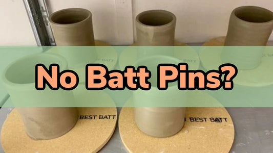 Can you use pottery batts without batt pins?