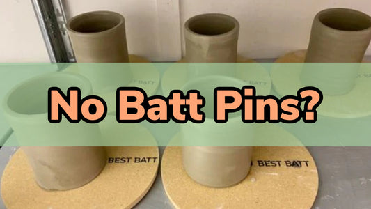 Can you use pottery batts without batt pins?