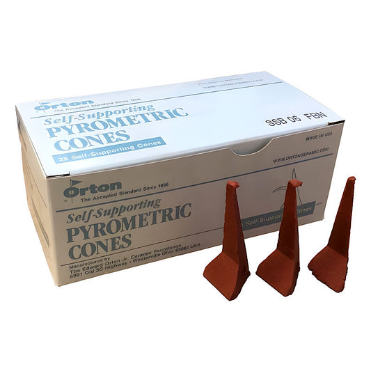 50 Self Supporting Polymetric Cones (cone 6)
