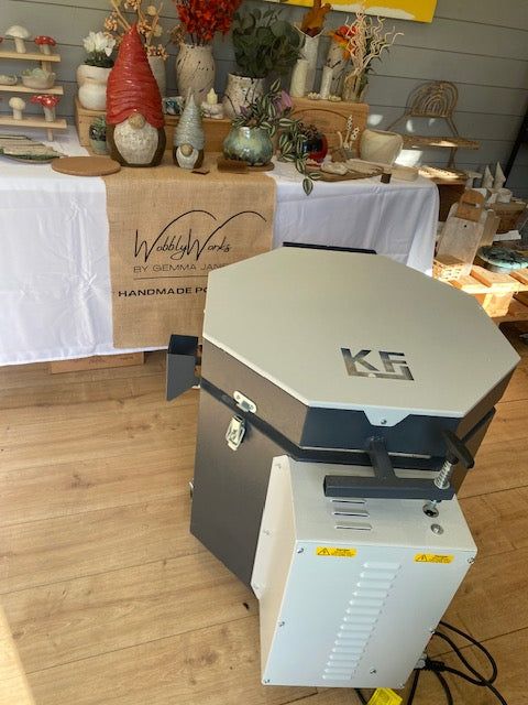K&F Ecokiln+ 46L - Top Loading Plug-in Pottery Kiln